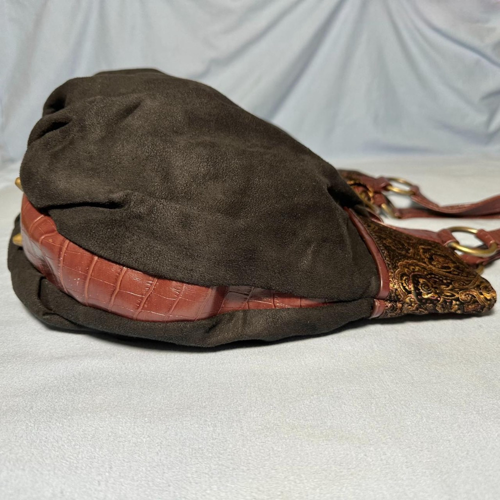 Vintage black, red and gold whimsygoth shoulder bag from Coldwater Creek - Picture 5 of 8